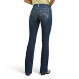 10039610 Ariat Women's Mid Rise Boot Cut Corinne Jean - Pacific