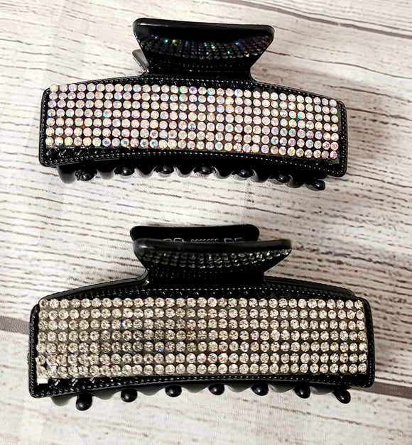 rhinestone claw clip