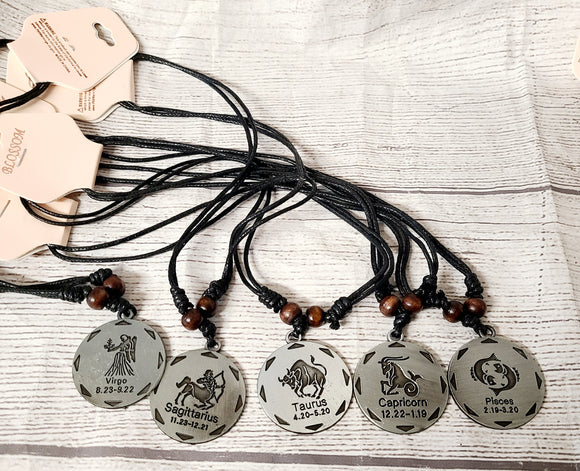 zodiac sign necklace