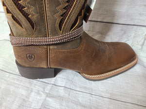 brown nailhead boot charm