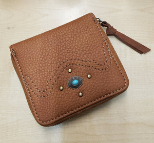 CATCHFLY ANNADALE SMALL WALLET PEBBLED TAN 2186559W