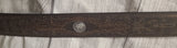 mens ariat scroll work western belt