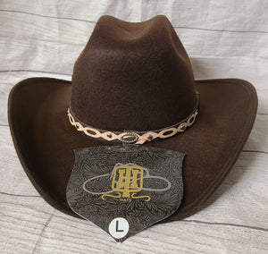 children brown cowboy hat