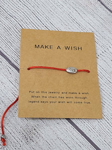 love- make a wish bracelet