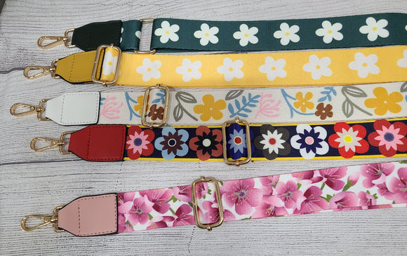 extra purse strap- floral