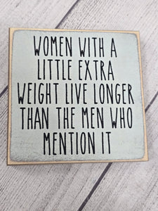 women with extra weight live longer- block