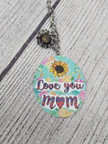 love you mom necklace