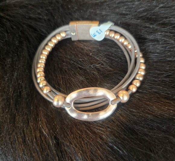 rose gold magnetic bracelet