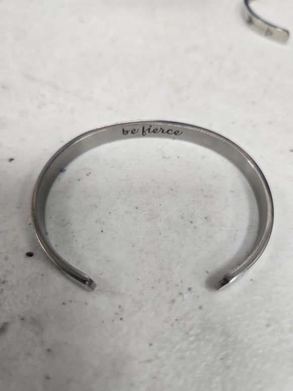be fierce bracelet