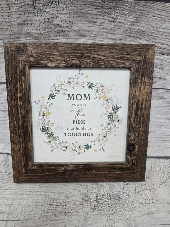mom you hold us together- summer snow picture