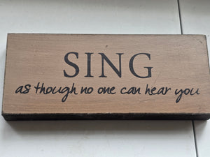 sing