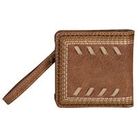 JUSTIN LADIES BIFOLD WALLET CHESTNUT/WHIP 2053674W