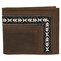 JUSTIN BIFOLD WALLET AZTEC TRIM 2122768W10