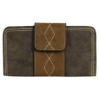 JUSTIN WALLET WEATHERED BROWN 2166775W