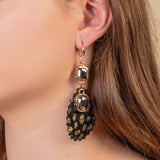 Animal Print drop Earrings