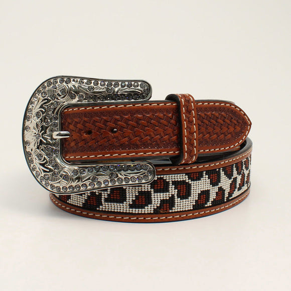 angel ranch beaded cheetah belt