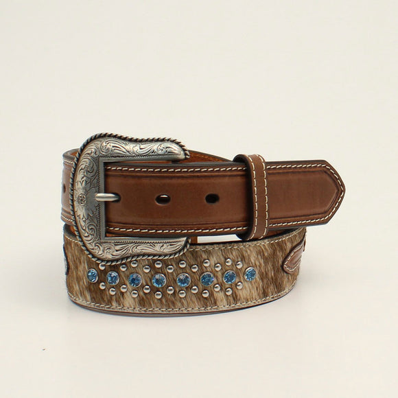 NOCONA CALF HAIR BLUE STONES ROUND CO - ACCESSORIES BELT MEN - N210003402