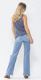 judy blue- high waist 90s knee destroy straight 82502