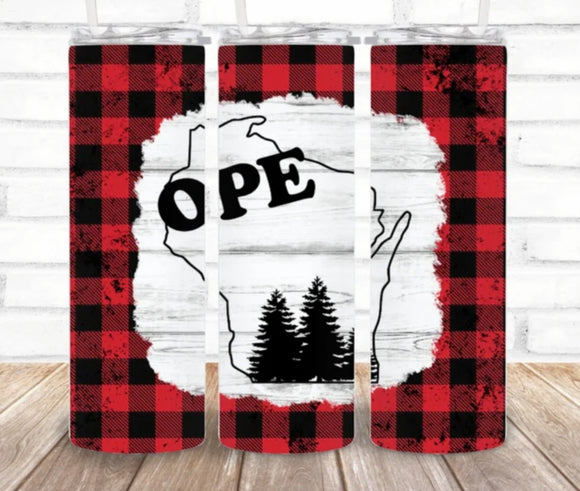 wisconsin ope tumbler