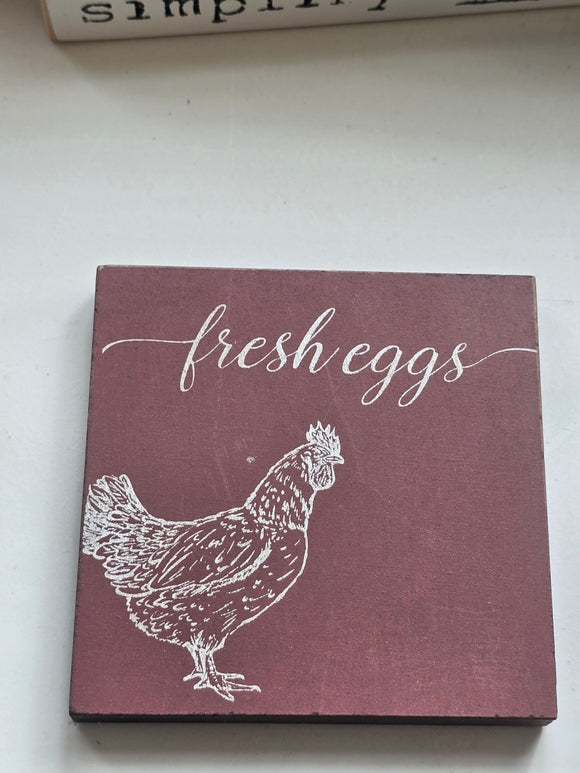 fresh eggs