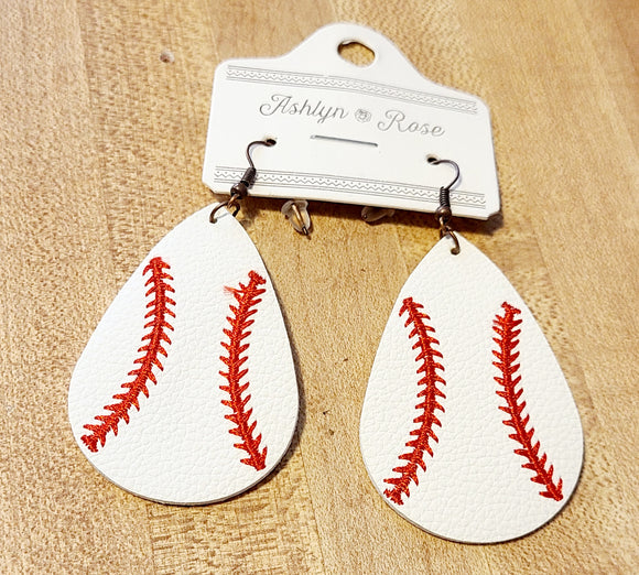 baseball earring