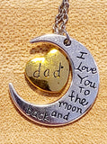 i love you to the moon and back necklace