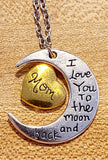 i love you to the moon and back necklace