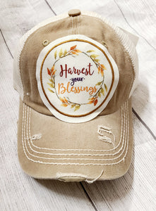 harvest your blessings hat