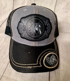 horse buckle hat