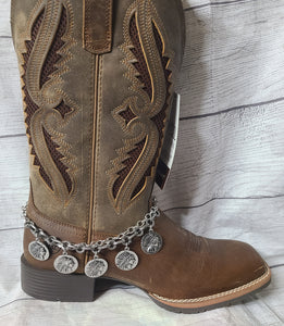 headress coin boot bracelet