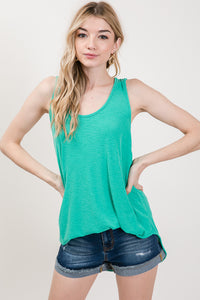 jungle green tank top