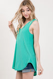 jungle green tank top