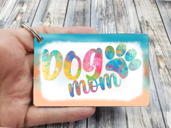 dog mom keychain