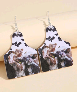 cow earring