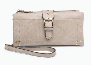 Cadence Buckle Wallet & Clutch
- off white