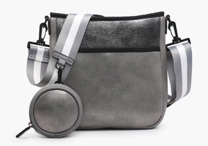 dru crossbody- pewter